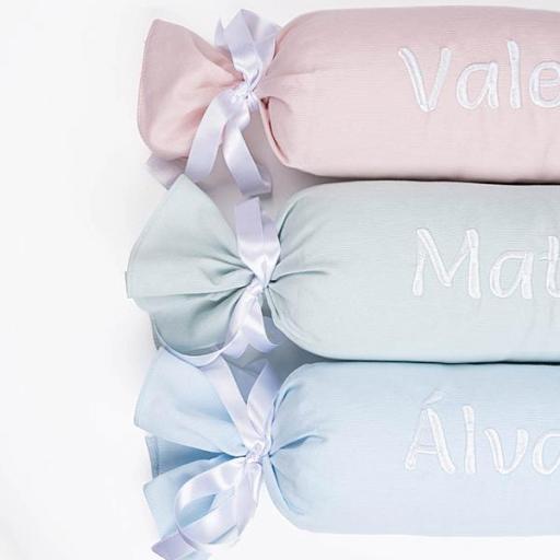 Cojín Antivuelco Bebé "Caramelo" Personalizable – 3 colores [3]