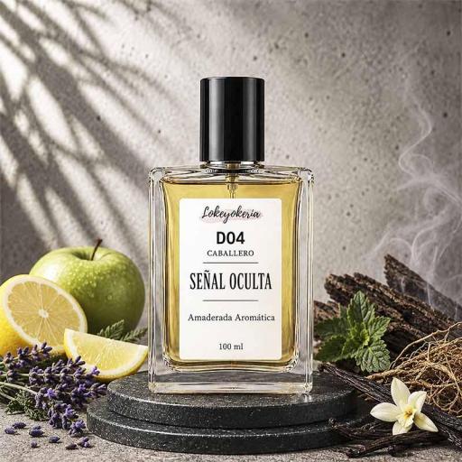 D04 SEÑAL OCULTA - Perfume Equivalencia Hombre | Amaderada Aromática [0]