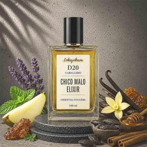 D20 CHICO MALO ELIXIR Perfume Equivalencia Hombre | Oriental Fougère