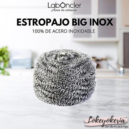 Estropajo Big Inox ECOJIN – Potencia y Resistencia en la Limpieza