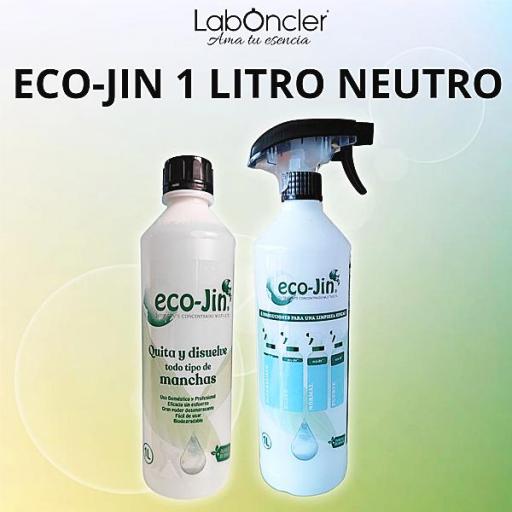 Botella Eco-Jin 1 L. Aroma Neutro - Laboncler [1]