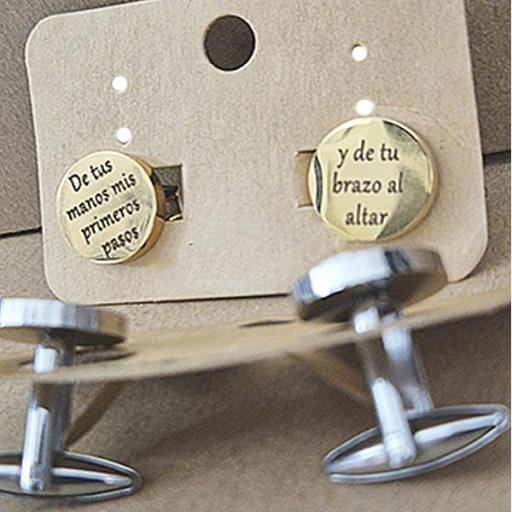 Gemelos de acero personalizados | Perfectos para regalar [4]