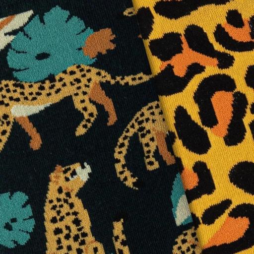 Calcetines divertidos de algodón “sin costuras” LEOPARDO | Kylie Crazy [2]