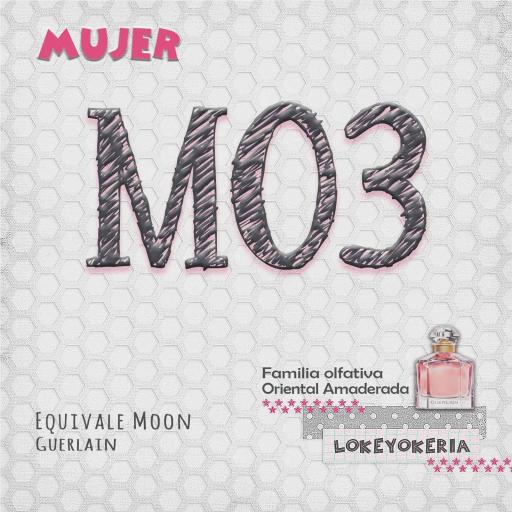 M03 Perfume Equivalencia Mujer | Oriental Amaderada (Inspiración Guerlain, Moon)