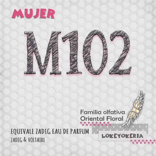 M102 – Zadig Eau de Parfum | Equivalencia Floral Oriental con Toque Cremoso