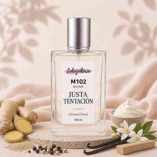 M102 JUSTA TENTACIÓN Perfume Equivalencia Mujer | Oriental Floral
