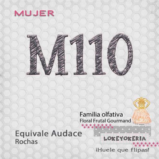 M110 Perfume Equivalencia Mujer | Floral Frutal Gourmand (Inspiración Rochas, Audace) [0]