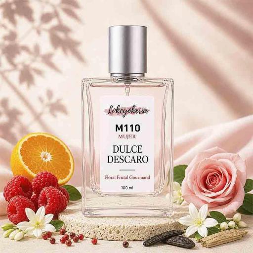 M110 DULCE DESCARO | Perfume Equivalencia Mujer · Floral Frutal Gourmand