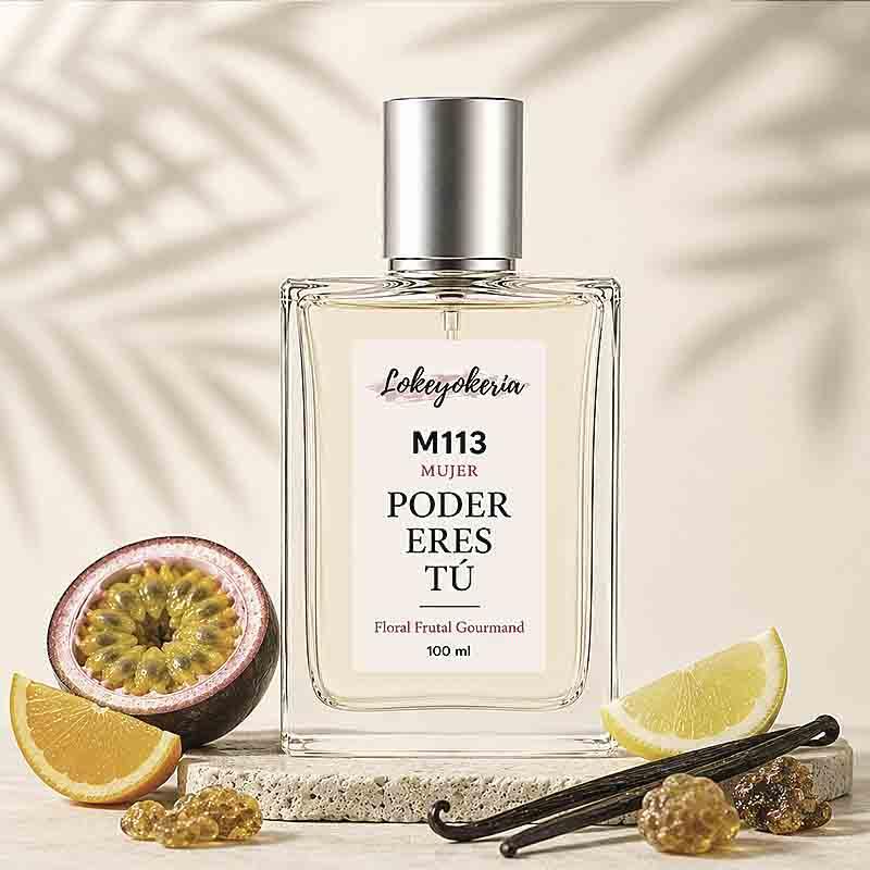 M113 PODER ERES TÚ | Perfume Equivalencia Mujer · Floral Frutal Gourmand
