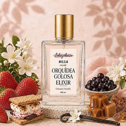 M114 ORQUIDEA GOLOSA ELIXIR | Perfume Equivalencia Mujer · Oriental Vainilla