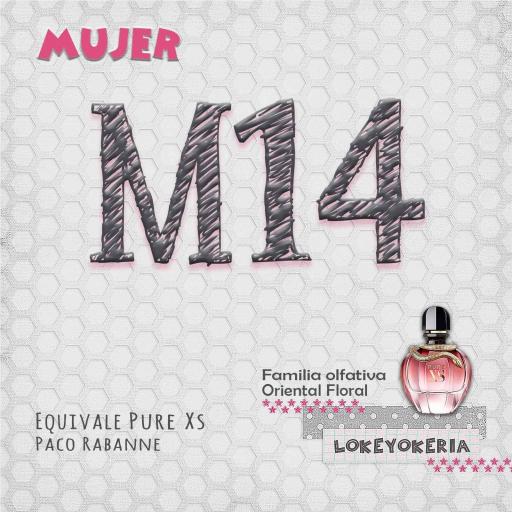 M14 Perfume Equivalencia Mujer | Oriental Floral (Inspiración Pure XS For Her) [0]