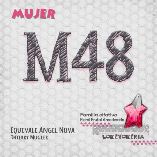 M48 Perfume Equivalencia Mujer | Floral Frutal Amaderada (Inspiración Thierry Mugler, Angel Nova) [0]