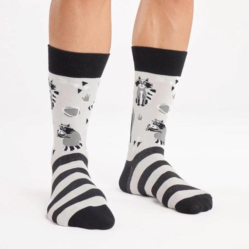 Calcetines divertidos de algodón “sin costuras” MAPACHE | Kylie Crazy [4]