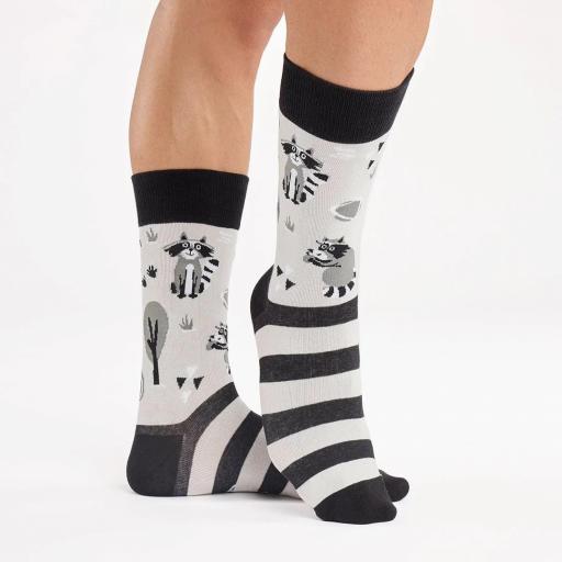 Calcetines divertidos de algodón “sin costuras” MAPACHE | Kylie Crazy [0]