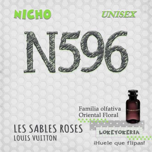 N596 Perfume Equivalencia Unisex | Oriental Floral (Inspiración Louis Vuitton, Les Sables Roses) [0]