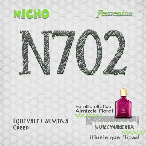 N702 Perfume Equivalencia Mujer | Almizcle Floral Amaderada (Inspiración Creed, Carmina) [0]