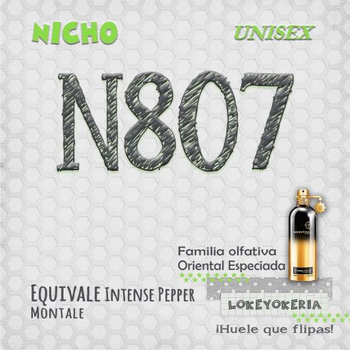 N807 Perfume Equivalencia Unisex | Oriental Especiada (Inspiración Montale, Intense Pepper) [0]