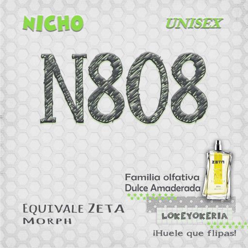 N808 Perfume Equivalencia Unisex | Almendrada Gourmand (Inspiración Morph, Zeta) [0]