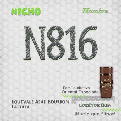 N816 – Perfume de Equivalencia Hombre – Oriental Especiado