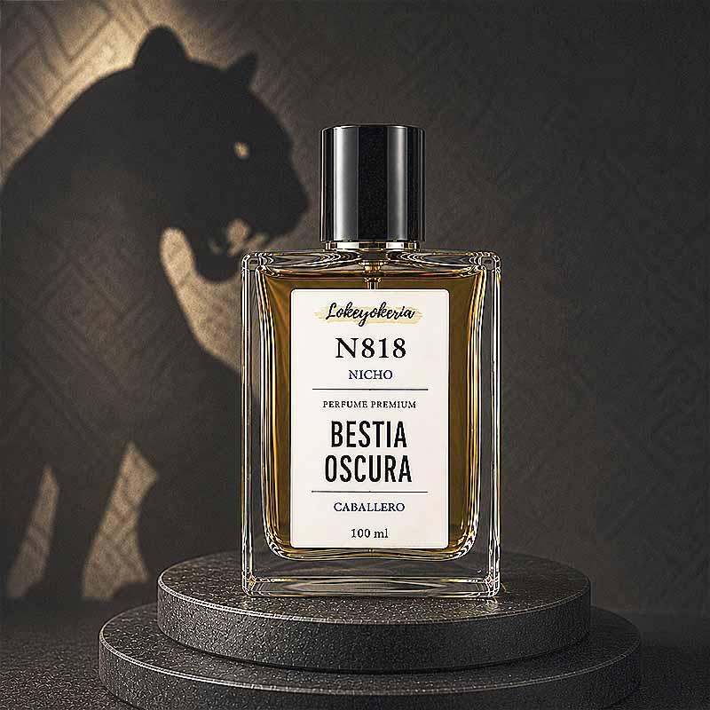 N818 BESTIA OSCURA Perfume Equivalencia Premium Hombre | Amaderado Especiado