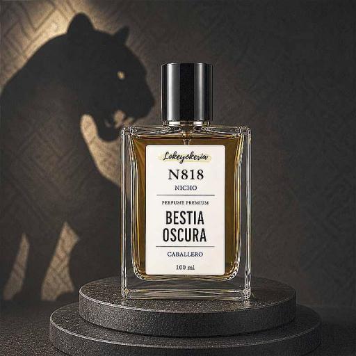 N818 BESTIA OSCURA Perfume Equivalencia Premium Hombre | Amaderado Especiado