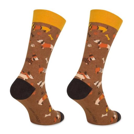 Calcetines divertidos de algodón "sin costuras" PERRO SALCHICHA | Kylie Crazy [2]