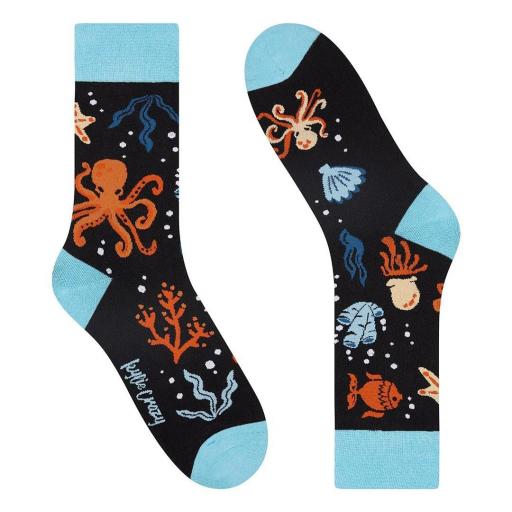 Calcetines divertidos de algodón “sin costuras” PULPOS | Kylie Crazy [1]