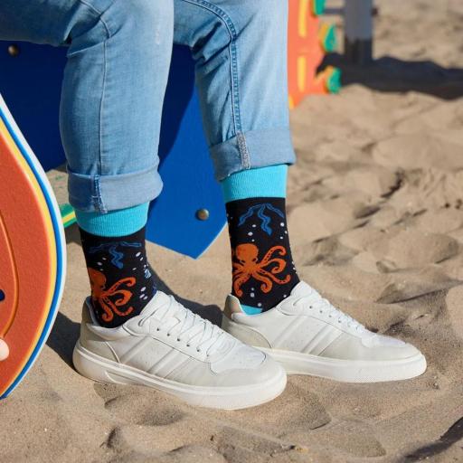 Calcetines divertidos de algodón “sin costuras” PULPOS | Kylie Crazy [4]