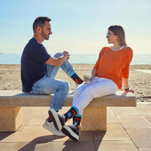 Calcetines divertidos de algodón “sin costuras” PULPOS | Kylie Crazy [2]