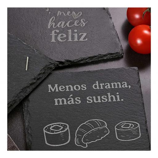 Bandeja piedra de pizarra grabada – Elegancia natural para tu mesa