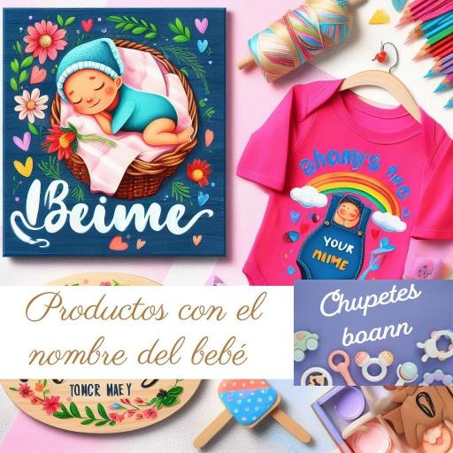 Productos BEBÉ con nombre.