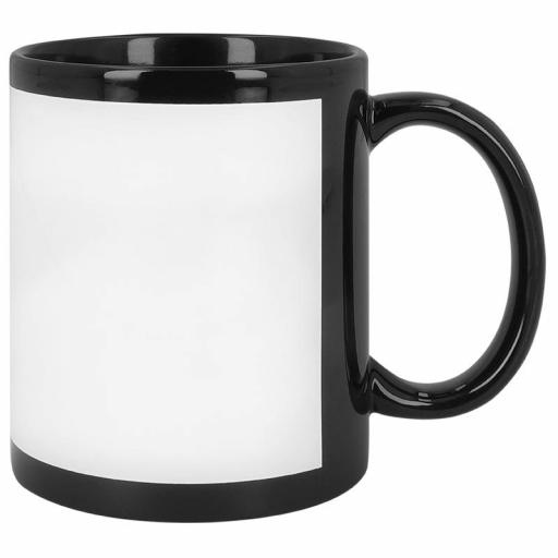 Taza Personalizada Negra Sublimable – Regalo Original
