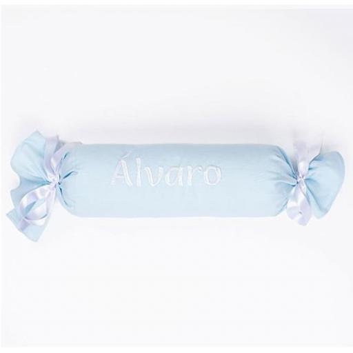 Cojín Antivuelco Bebé "Caramelo" Personalizable – 3 colores [0]