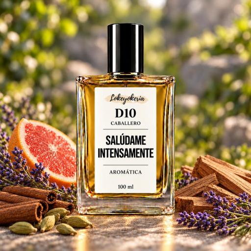 D10 SALÚDAME INTENSAMENTE, perfume de equivalencia para hombre, frasco ALICE de 100 ml [0]