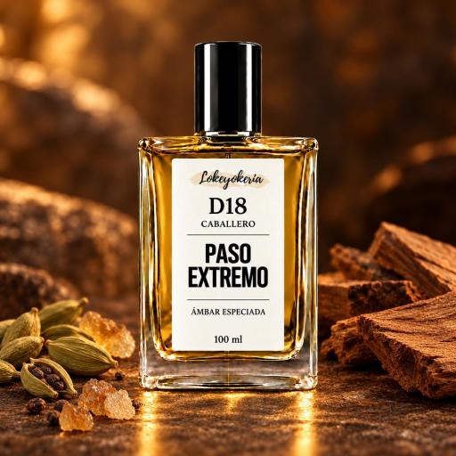 D18 PASO EXTREMO, perfume de equivalencia para hombre, frasco ALICE de 100 ml [0]