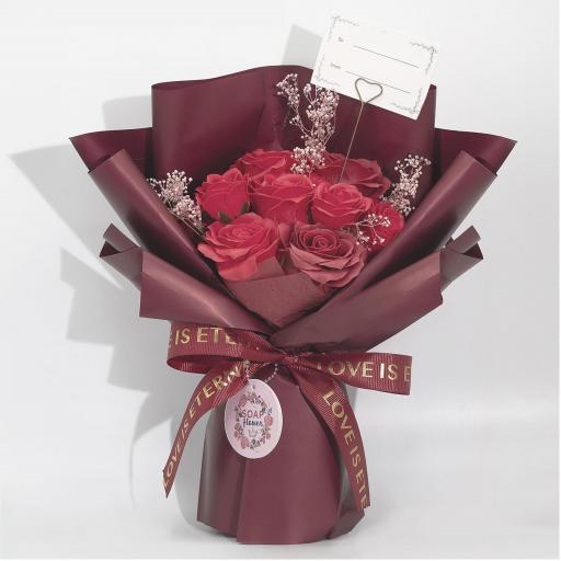 Ramo Grande de Rosas Rojas de Jabón | El amor es eterno Lokeyokeria [1]