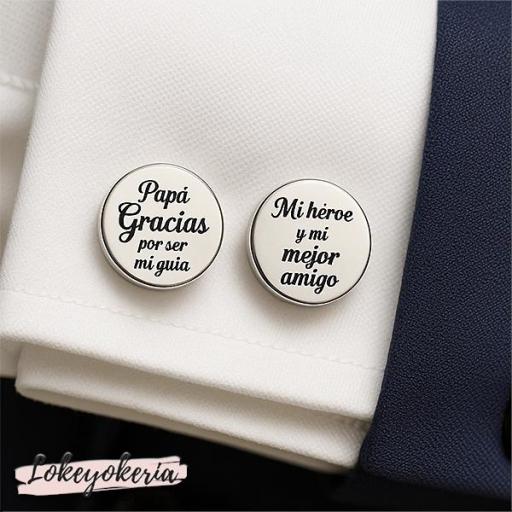 Gemelos de acero personalizados | Perfectos para regalar [0]