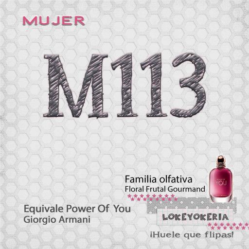 M113 Perfume Equivalencia Mujer | Floral Frutal Gourmand (Inspiración Giorgio Armani, Power Of You) [0]