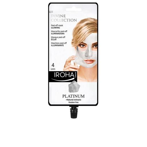 PLATINUM peel-off glowing mask 4 uses