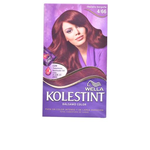 KOLESTINT tinte bálsamo color #4,66 castaño borgoña 1 u