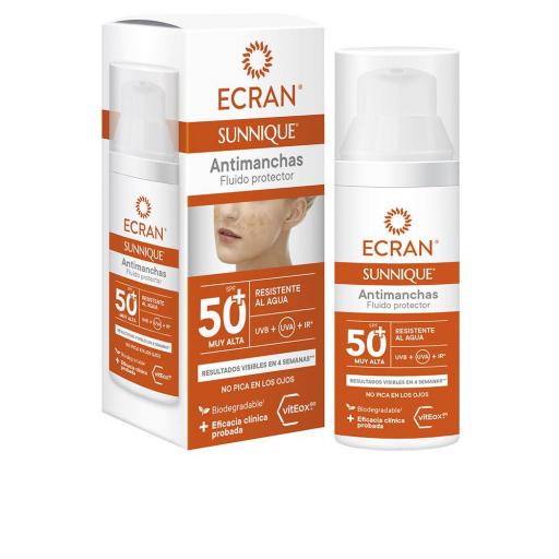 ECRAN SUNNIQUE antimanchas facial SPF50+ 50 ml