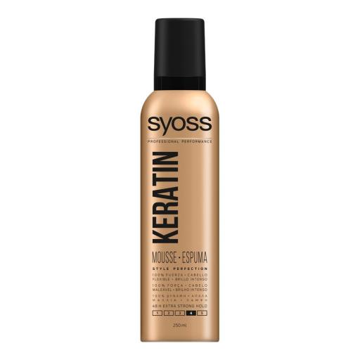 KERATIN mousse flexible y brillo 250 ml [0]