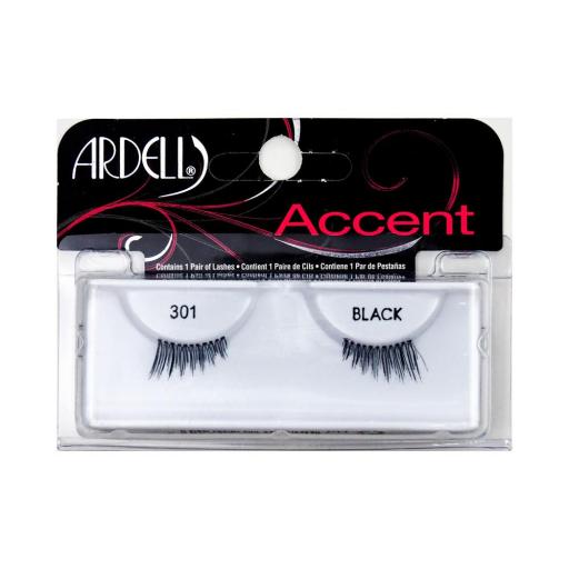 ACCENT pestañas #301-black 1 u