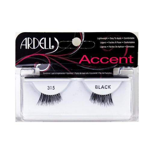 ACCENT pestañas #315-black 1 u