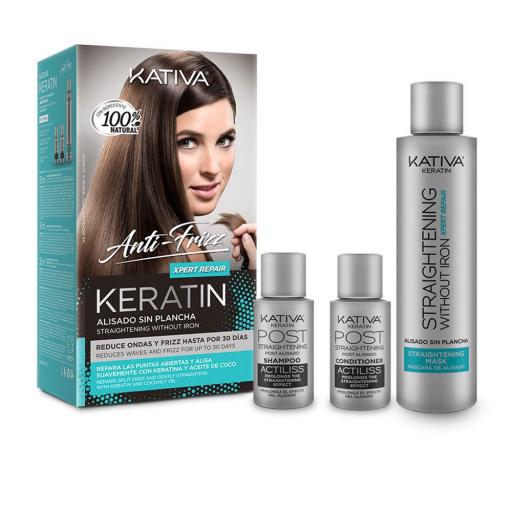 KERATIN ANTI-FRIZZ alisado sin plancha repara puntas 30 días 3 u [0]