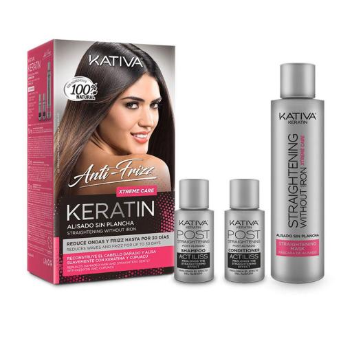 Alisado sin plancha KERATIN ANTI-FRIZZ xtrem - KATIVA