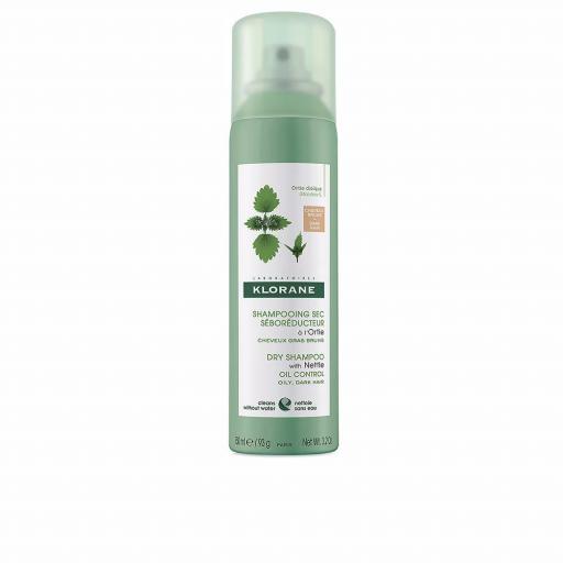 A LA ORTIGA champú seco seborregulador castaño/moreno 150 ml