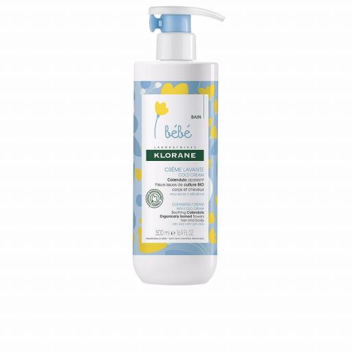 BÉBÉ crema limpiadora cara y cuerpo 500 ml