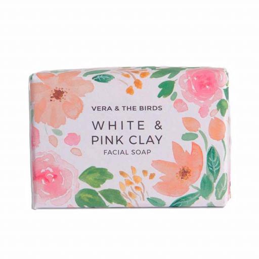 WHITE & PINK CLAY facial soap 100 gr [0]