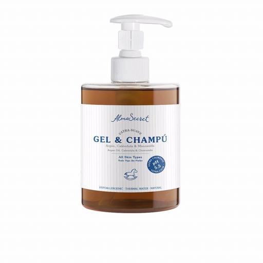 GEL-CHAMPÚ suave con argán, caléndula & manzanilla 500 ml [0]